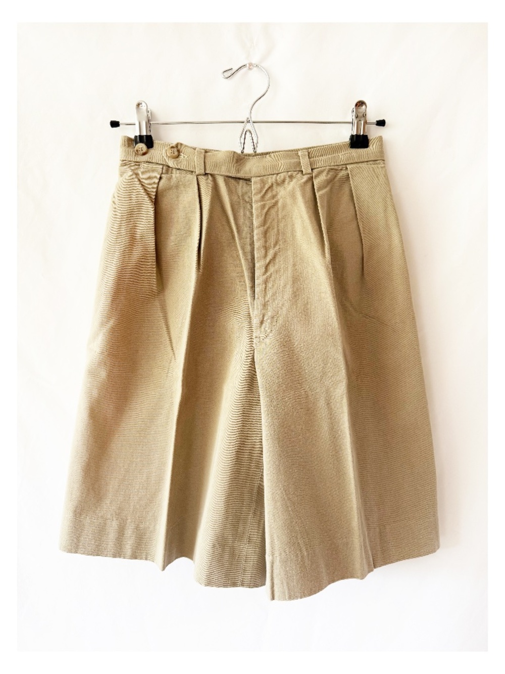 Vintage Ralph Lauren High Waist Khaki Shorts XS 24 waist
